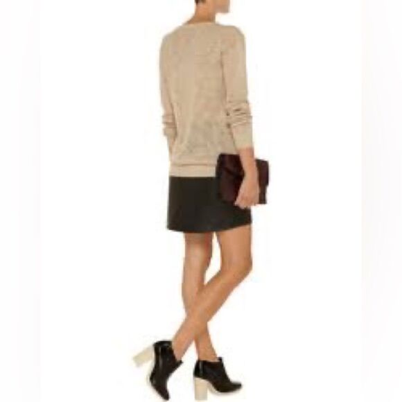 Dreamerly Open Knit Cotton And Silk Blend Sweater - Picture 3 of 5